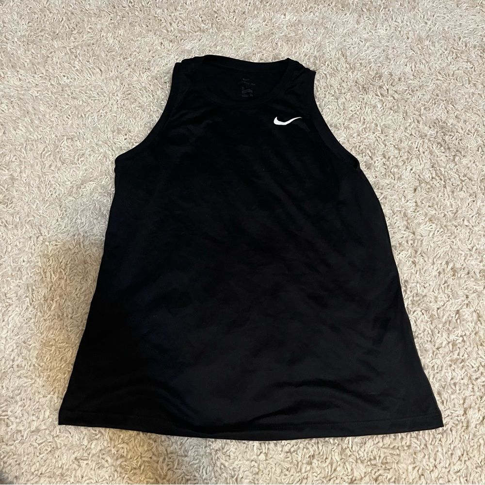 Black Nike Black Muscle Tank size small